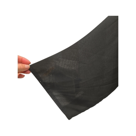 Black Long Sleeved Abaya Kaftan Maxi Dress Beaded One Size - Picture 6 of 6